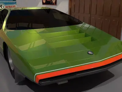 Alfa Romeo Carabo 3D model