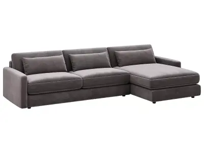 Kipton Two-Piece Chaise Sectional By Arhaus 3D model