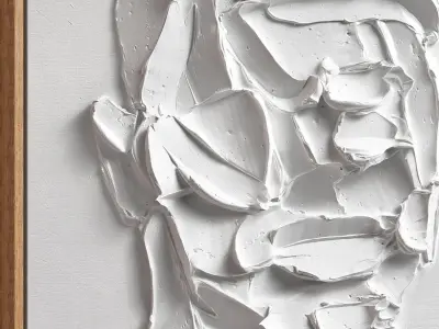 Plaster Two Frame 28 Low-poly 3D model