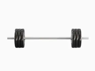 Techno Gym Barbell 03 3D model