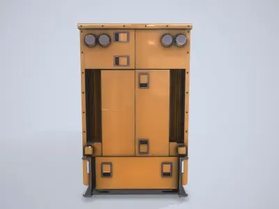 Power Generator PBR Low-poly 3D model