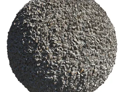 Ultra realistic Stone Wall 3D model