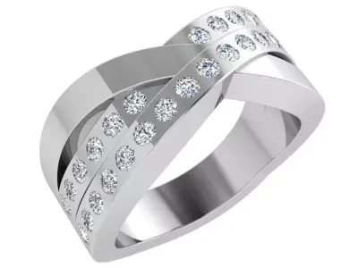 Diamond Twisted Band 4506 3D print model