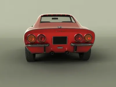 Opel GT 3D model