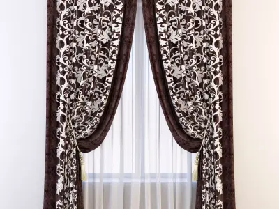 Set 65 Curtains 3D model