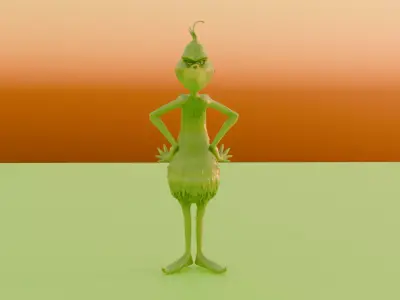 El Grinch 3D model