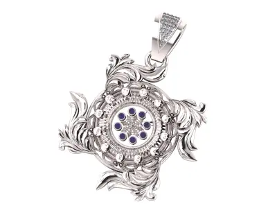 vintage pendant  3D print model