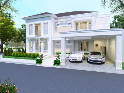 Luxury house 3D model shop