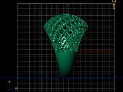 Women Stone Rings Diamond 3D print model 13