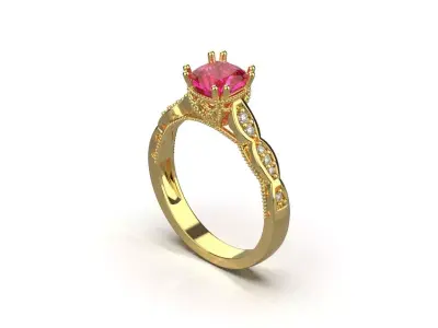 ring code 125 3D print model