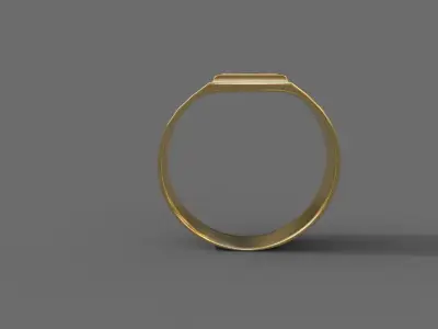 High-Quality 3D Ring Model Low-poly 3D model