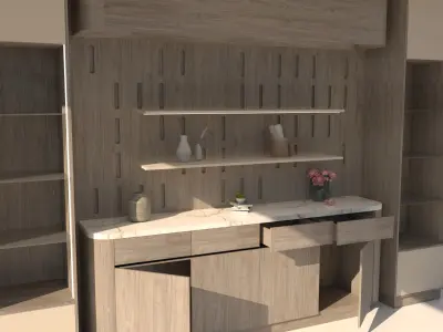 Serena Line Elegance Buffe - luxury 3D model