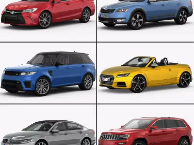 My Car Collection vol 2 2015 3D Model Pack