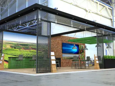 EXHIBITION STAND 3D model