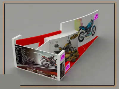 Exhibition stand design  3D model