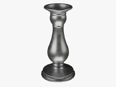 Candle Holder Low-poly 3D model