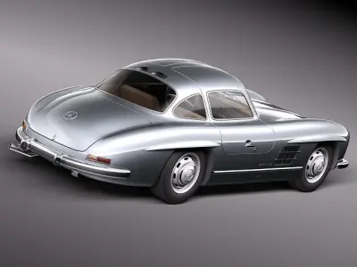 Mercedes Benz 300 SL Gullwing 3D model
