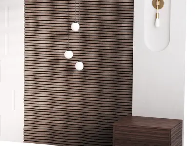 Decorative Wall panel  72 3D model