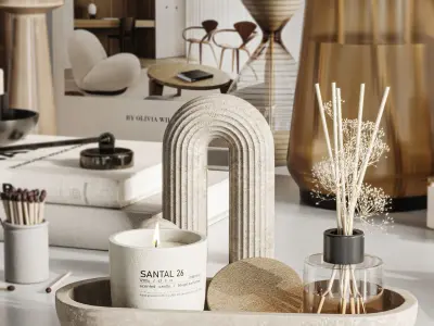 Decorative set 3D model