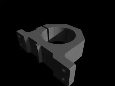 Trimmer Router Clamp Modern Maktec Bracket Spindle Clamp 65mm 3D print model