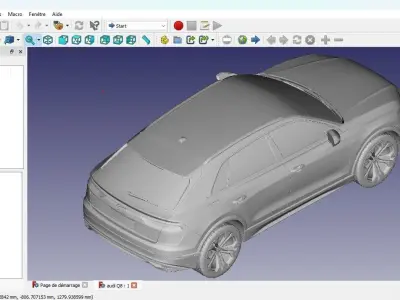 Audi Q8 full texture  3D print model