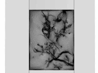 Wall panel 3D model shop