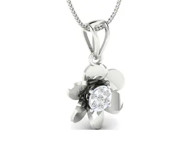 Women pendant 3D print model 9