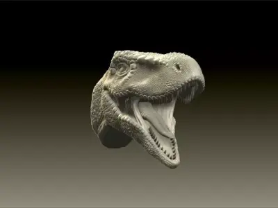 Tyrannosaurus Rex - head 3D model