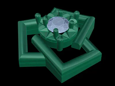 light weight  Earring-4 3D print model