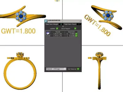 FASION RING 3D model 27