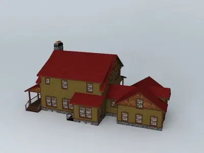 Farm House Free 3D model