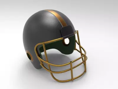Rugby Helmet 3D model