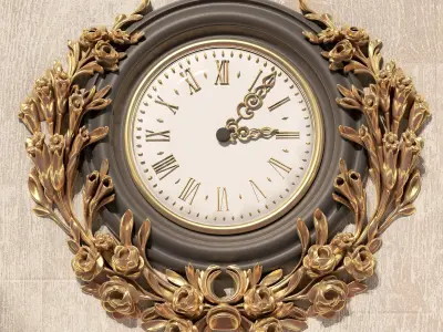 classic clock print 3D model