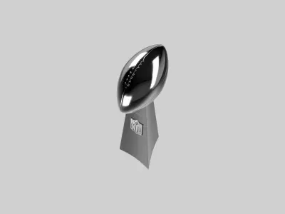 NFL Super Bowl-Vince Lombardi Trophy 3D model