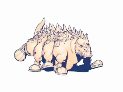 TomOLeg TUSSLE FOR VICTORY 3D print model