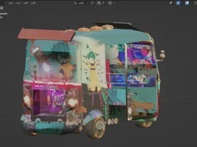 TUKTUK ANIME BEBO 2024 Low-poly 3D model
