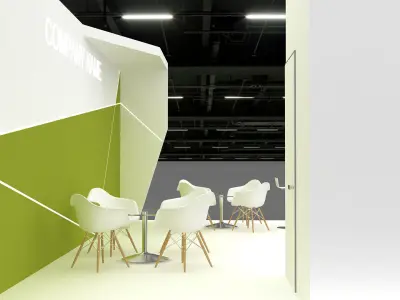 3D Exhibition Booth 3D model