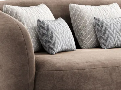Poole Sofa By Poly Bark 3D model