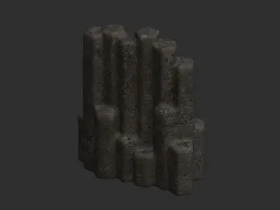 Cave Crystals 1 - Base Free low-poly 3D model
