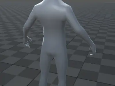 Low Poly Humen - Fully Rigged 3D Model Free low-poly 3D model