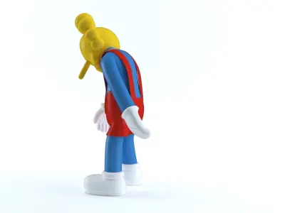 Kaws Pinocchio 3D model