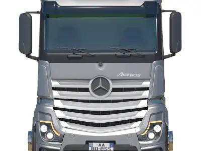 CONTAINER  BENZ ACTROS 3D model