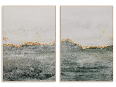 Abstract Painting Frame set 3D model 15