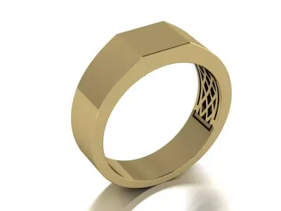 Jewelry Mens Ring Gold 3D print model purchase