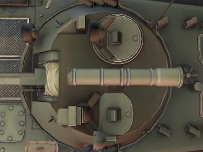 bmp 2 Low-poly 3D model