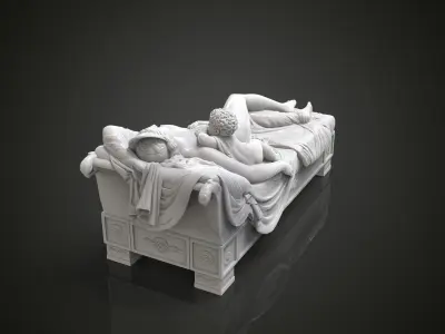 Juno with the Infant Hercules 3D print model