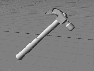Civil Tool - Claw Hammer 3D model