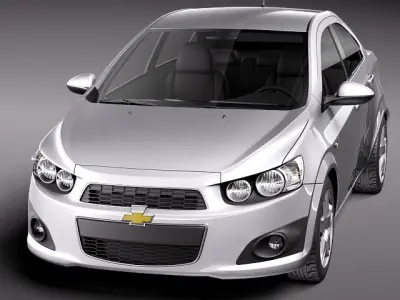 Chevrolet Aveo Sonic Sedan 2012 3D Model 3D model