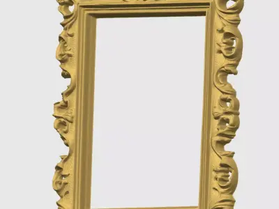 Decorative Picture Frame 02  Modern Design for 3D Printing 3D print model