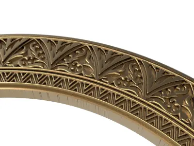 Carved Picture Frame 3D model 38